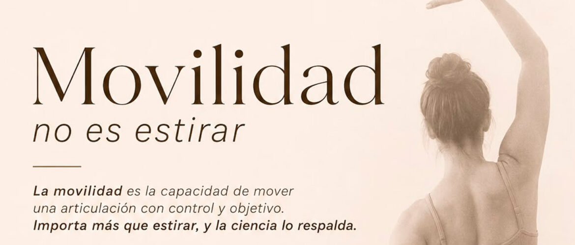 Ejercicio de movilidad activa y estabilidad articular en Energía Pilates Readaptación