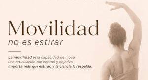 Ejercicio de movilidad activa y estabilidad articular en Energía Pilates Readaptación