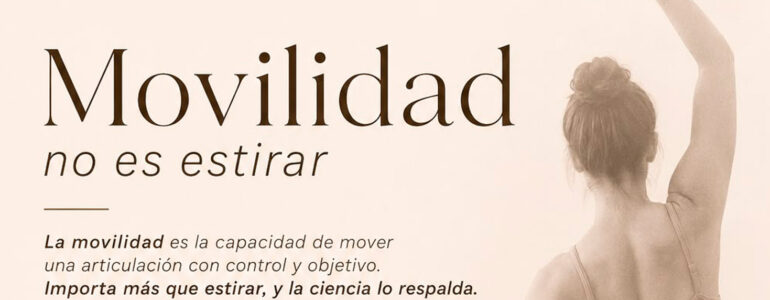 Ejercicio de movilidad activa y estabilidad articular en Energía Pilates Readaptación