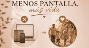 Persona dejando el teléfono móvil para pasear al aire libre y reducir tiempo de pantalla